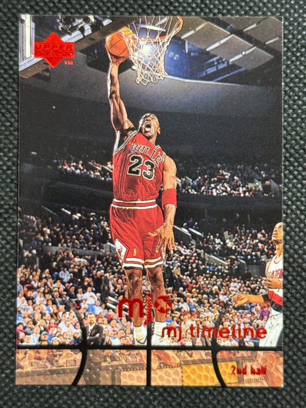 1998 Upper Deck mjx Michael Jordan MJ Timeline #97 Bulls